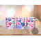 Full view of personalized 3D conversation heart mug with name.